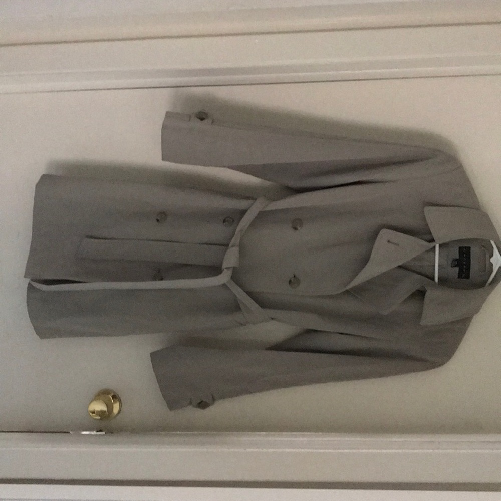 Gray top coat